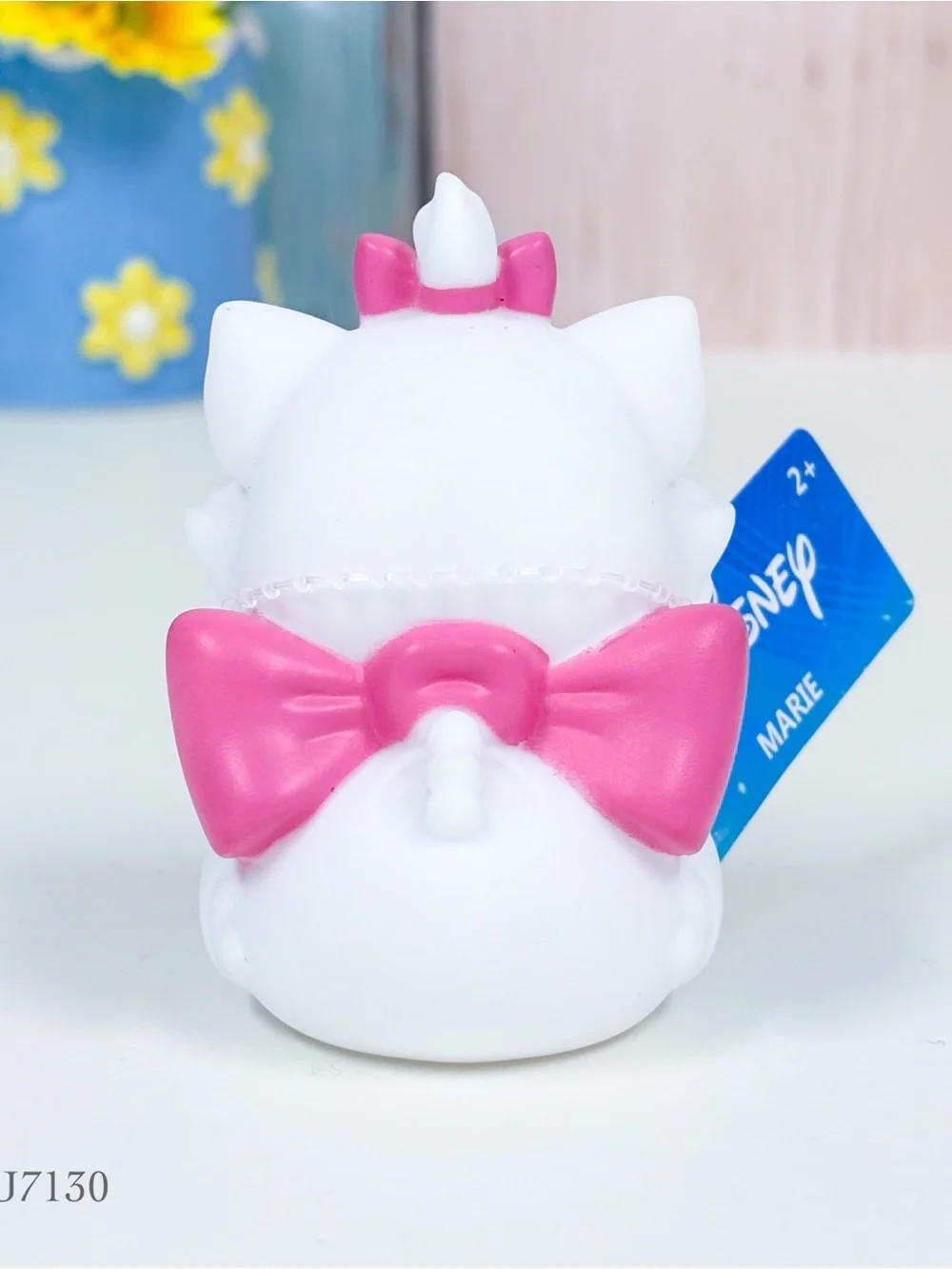 Duckalooz Disney 2.75” Marie the White Cat From Aristocats Rubber Duck NEW